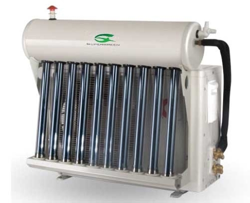 18000 btu zette de Vacuüm Thermische Gespleten Muur de Zonne aangedreven ZonneAirconditioner van het Airconditioningssysteem op