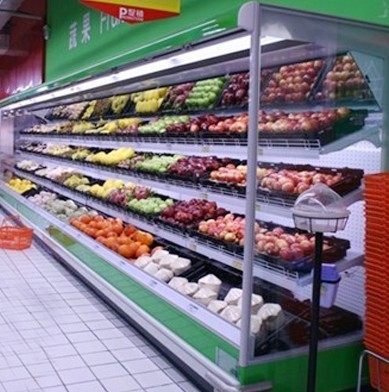 Supermarkt Open Harder/rechtop Commerciële Ijskast voor Fruit