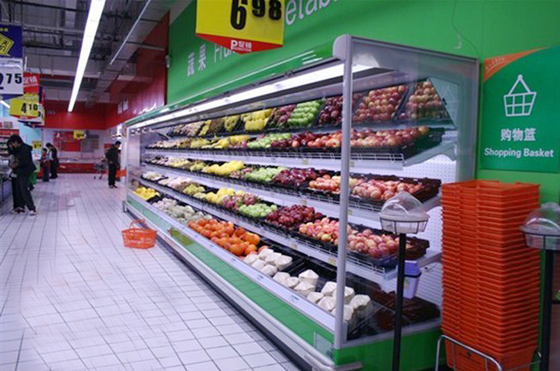 De Open Harder van het supermarkt multi-Bureau/bereik-in Drank Koelere 2℃ - 10℃