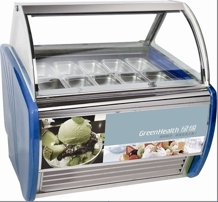 4 dienbladen - 20 dienbladencountertop de Diepvriezer van de Roomijsvertoning, Gelato-Diepvriezervertoning