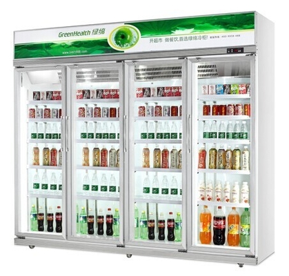 Witte Grote Commerciële Diepvriezer 5 van de Glasdeur Glasdeur voor Drankkoeler
