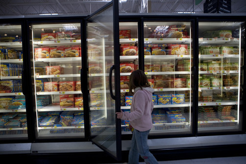 Van de het Glasdeur van de supermarktdrank harder Aangemaakt de Diepvriezer Plastic Roestvrij staal