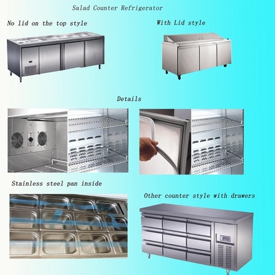 Koelingsshowcase voor Keuken en Bar met Aspera-Compressor