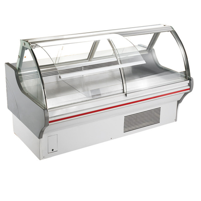De rode/Witte Koeler van de Vleesvertoning, 0°C - 10°C-de Delicatessenwinkel toont Ijskast voor Winkel
