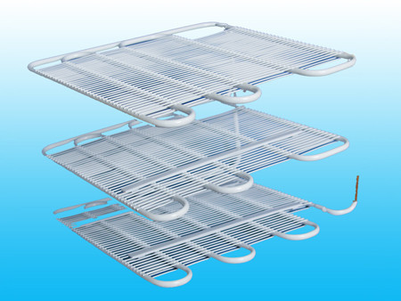 De lucht koelde Koelingsevaporatoren/de Lasevaporator van de Draadbuis