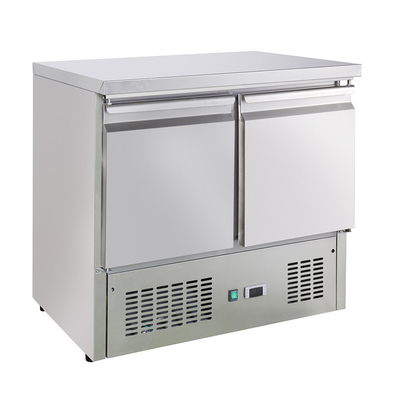 Het dubbele Deur 200L Statische Koelen onder Tegendiepvriezer met Ventilator, 900 x700x890