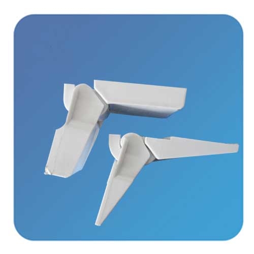 Stevige Regelbare Plastic Nylon Witte Slingerende de Ijskast of de Diepvriezerdeurscharnieren van Bifold