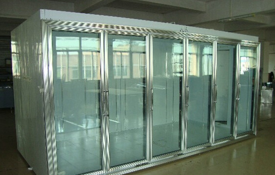 Van de het Glasdeur van de Achterkantlading van de Diepvriezer de Grote Capaciy Compressor van het Systeemcopeland Verre