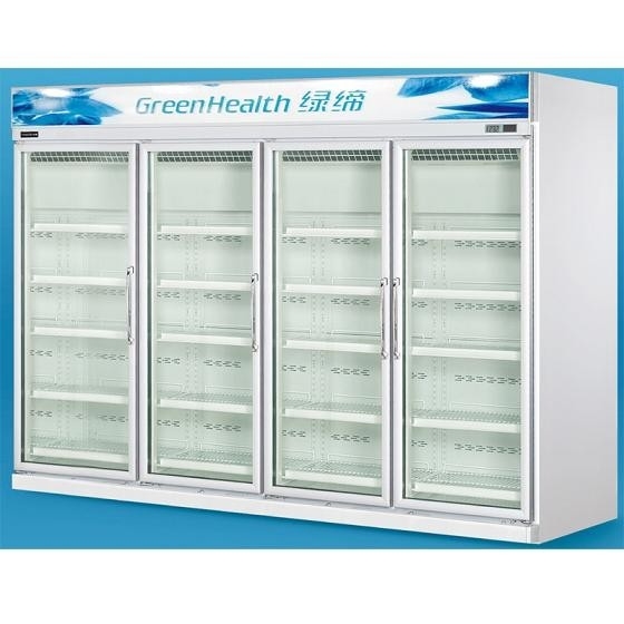 Kruidenierswinkel 0 - 10°C-de Diepvriezersvorst van de Glasdeur Vrij met Copeland-Compressor