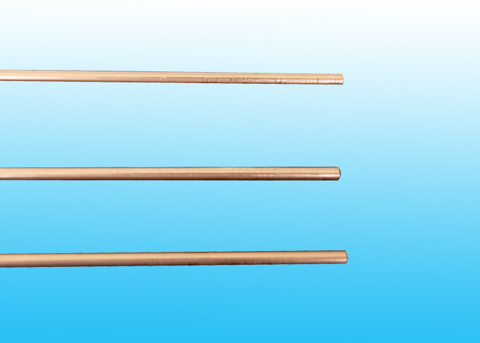 Koper Met een laag bedekte Compressorbuizen, de Dubbele Pijpen van de Muurlas 3.6 * 0.5 mm